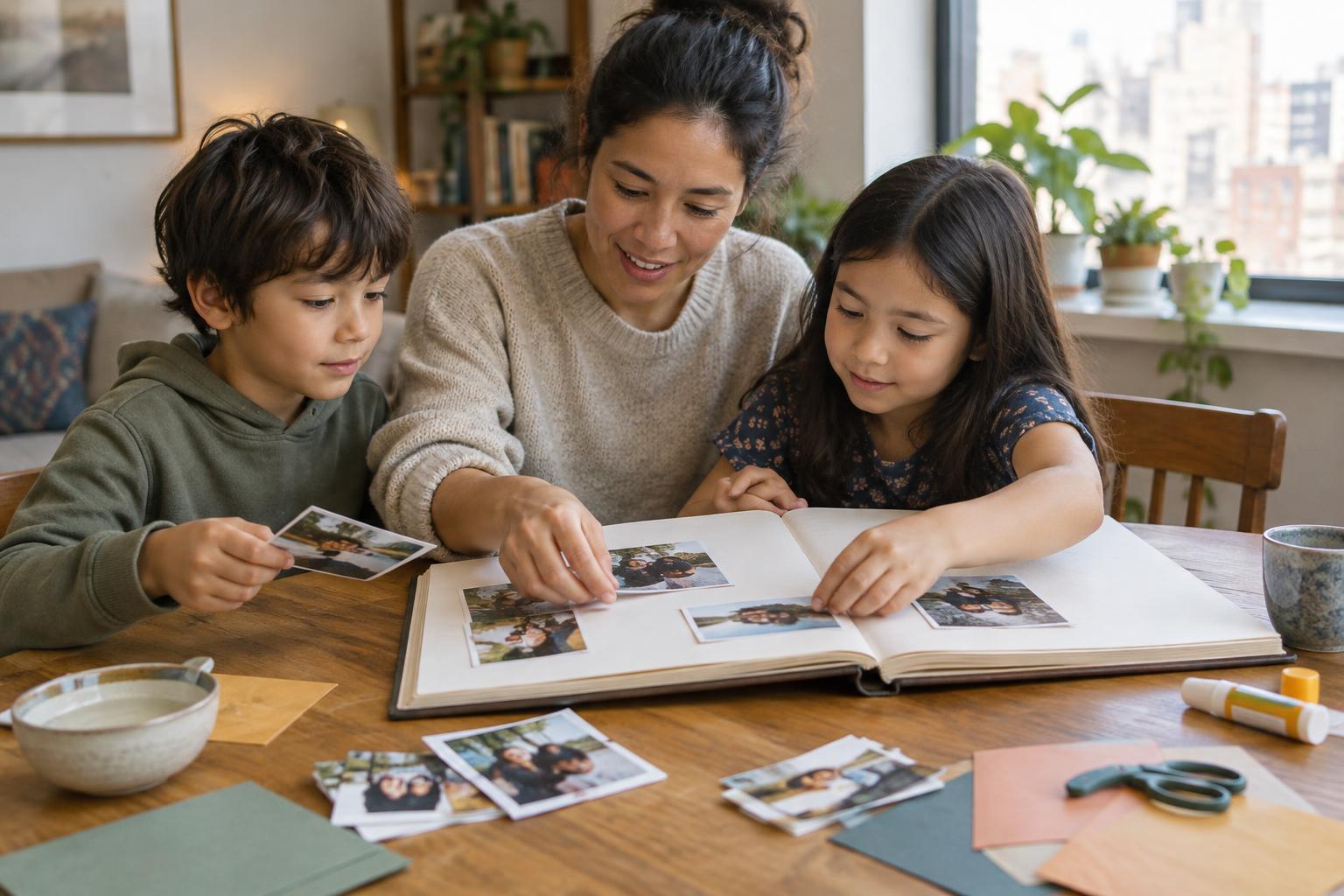 How to Make a Family Photo Album Together, One Page at a Time