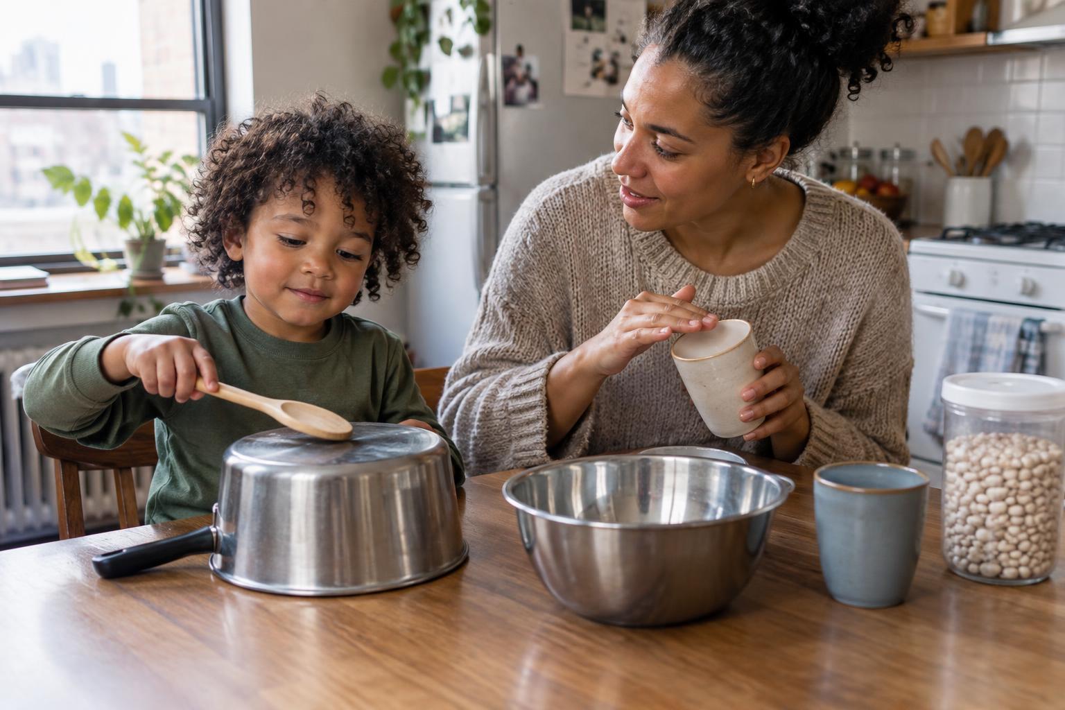 A Kitchen Rhythm Lab: Exploring Sound With Everyday Objects
